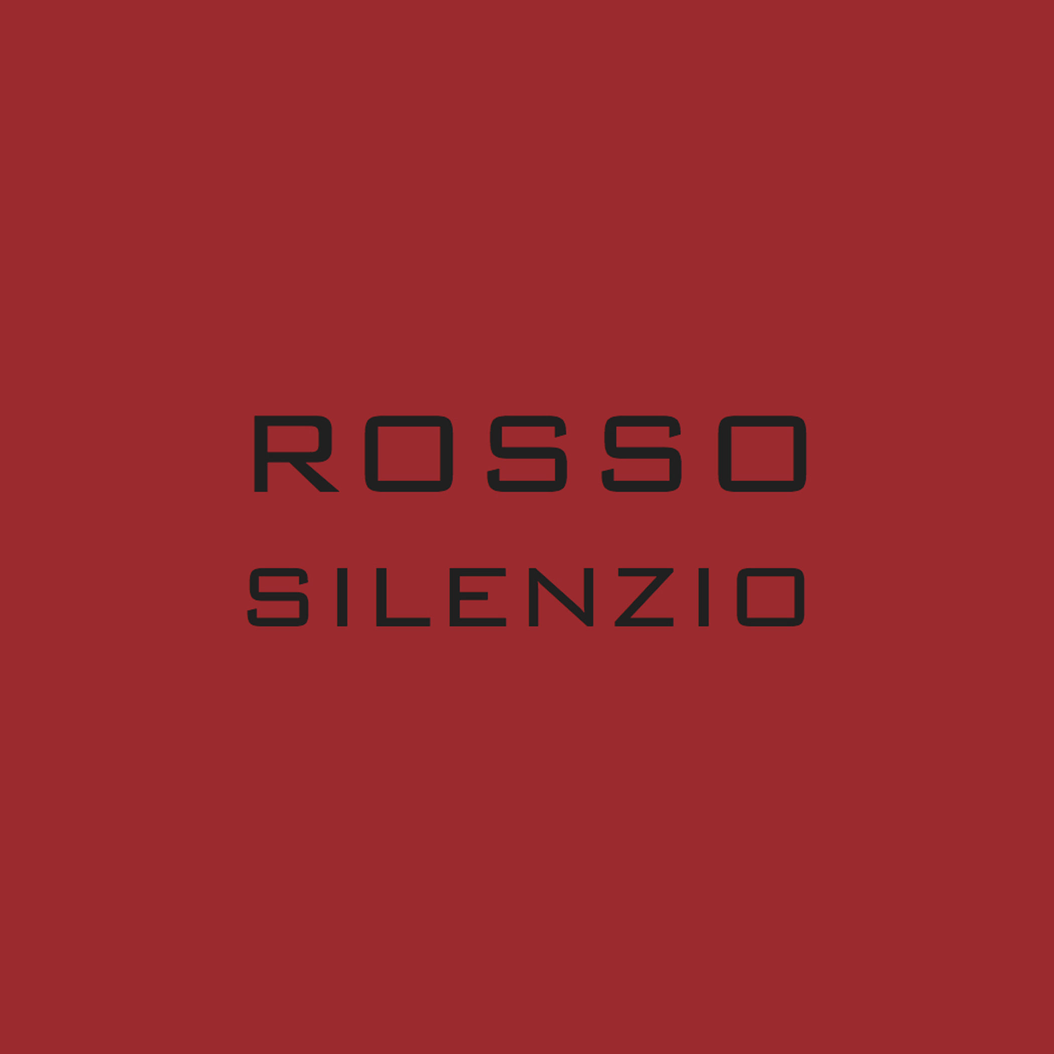 rosso silenzio quadrato